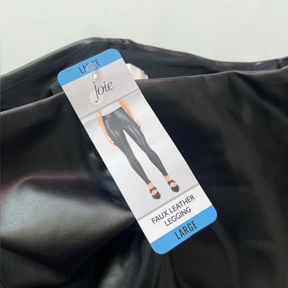 Joie • NWT lack Faux Leather Leggings - Picture 7 of 8